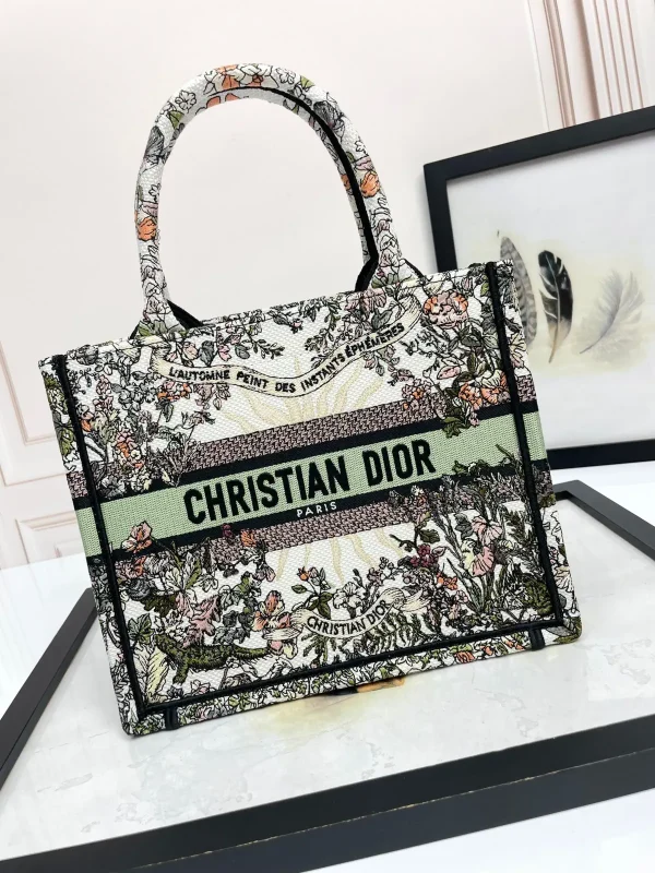 Dior Floral Print Book Tote Bag image 1