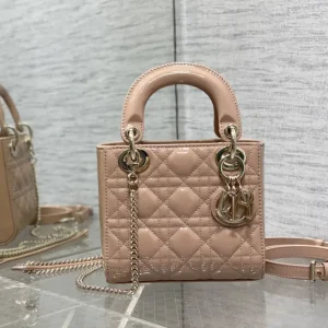 Dior Quilted Patent Mini Top Handle Bag image 1