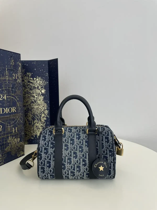 Dior Groove 20 Monogram Denim Top Handle Bag image 1
