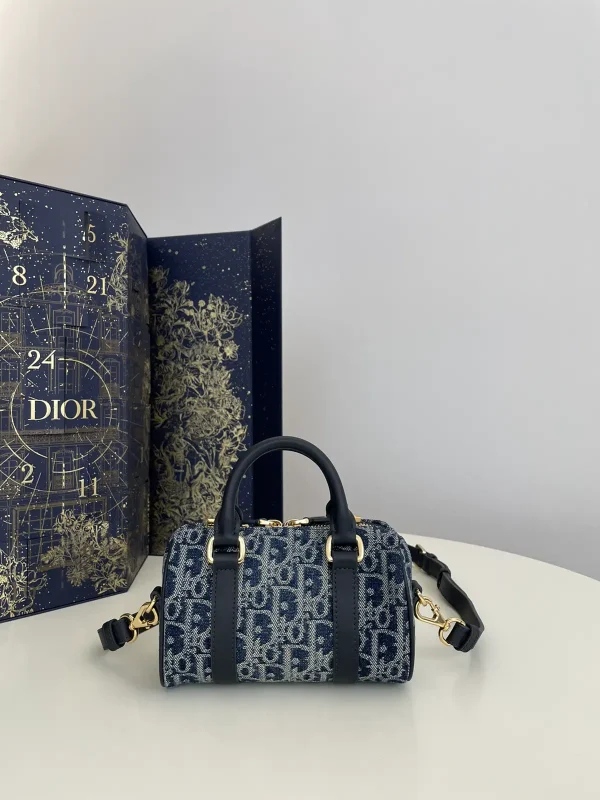 Dior Groove 16 Mini Denim Boston Bag image 1