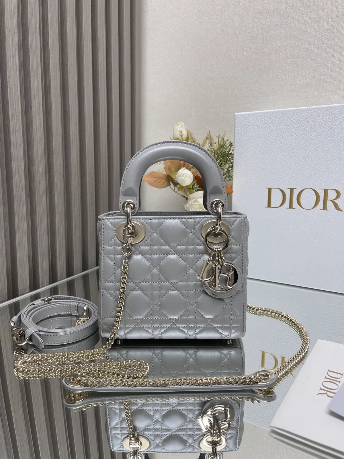 Dior Quilted Top Handle Bag image 1