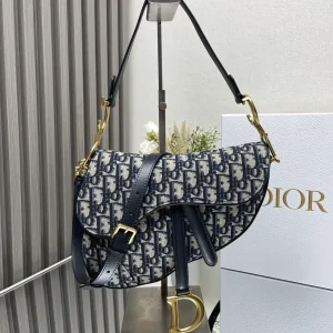 Dior Saddle Bag with Monogram Pattern image 1