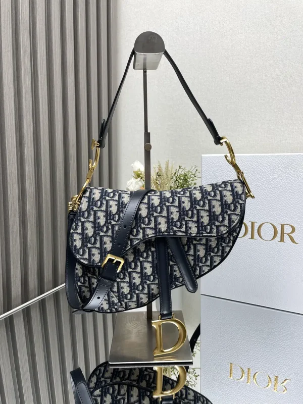 Dior Saddle Bag with Monogram Pattern image 1