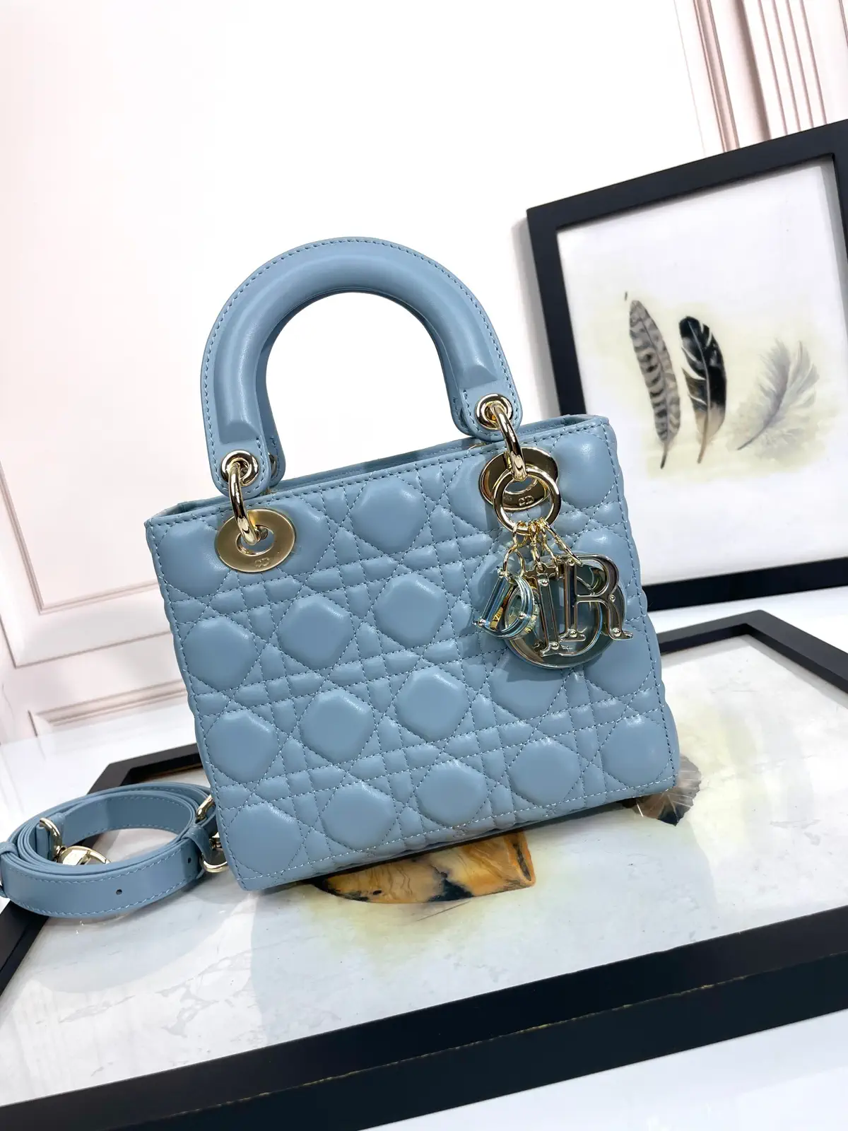 Dior Quilted Mini Top Handle Bag image 1