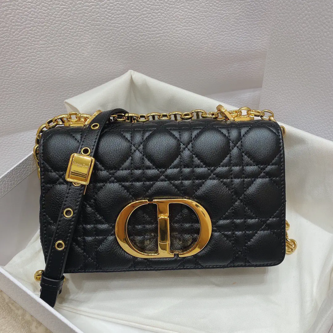 Dior Caro Quilted Shoulder Bag image 1