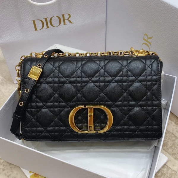 Dior Caro Quilted Shoulder Bag image 1