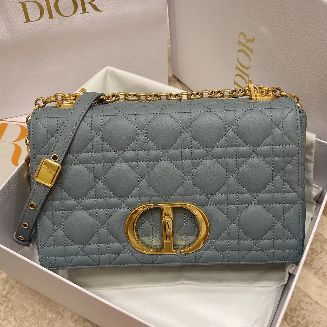 Dior Caro Quilted Shoulder Bag image 1
