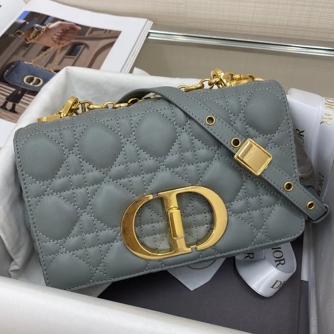 Dior Caro Quilted Shoulder Bag image 1