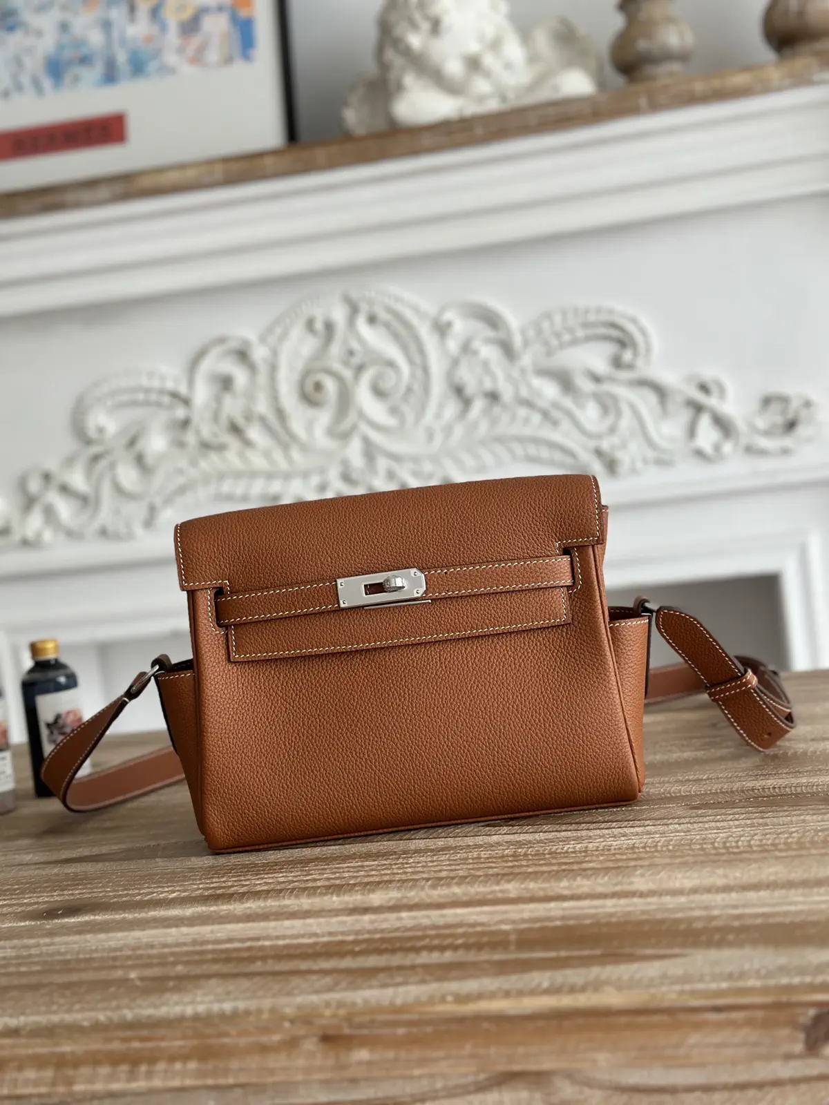 Hermès Brown Kelly Messenger Bag image 1