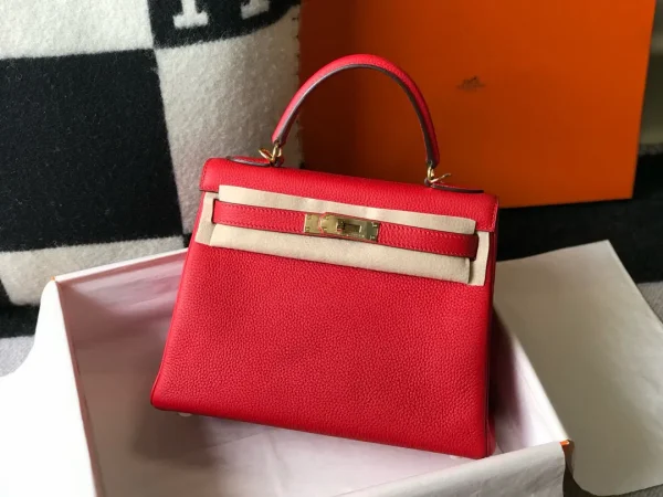 Hermès Red Top Handle Bag image 1