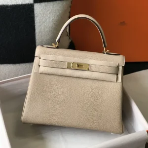 Hermès Beige Top Handle Bag image 1