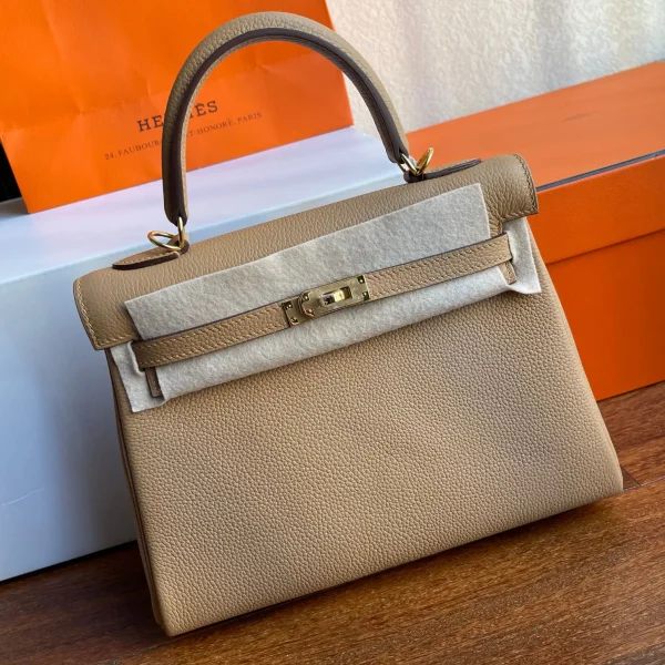 Hermès Beige Top Handle Bag image 1