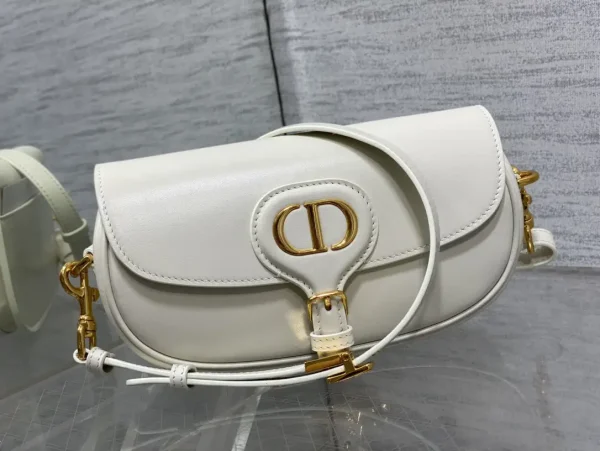 Dior White Leather Bobby Crossbody Bag image 1