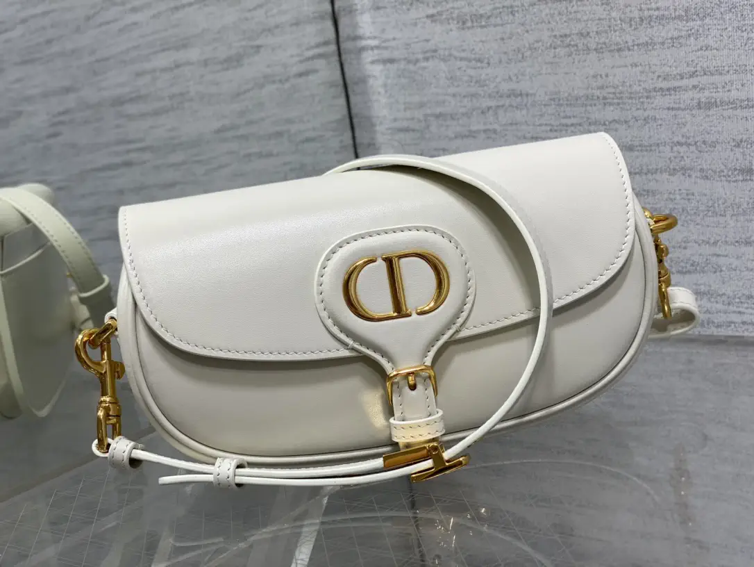 Dior White Leather Bobby Crossbody Bag image 1