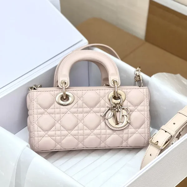 Dior Lady D-Joy Quilted Top Handle Bag image 1