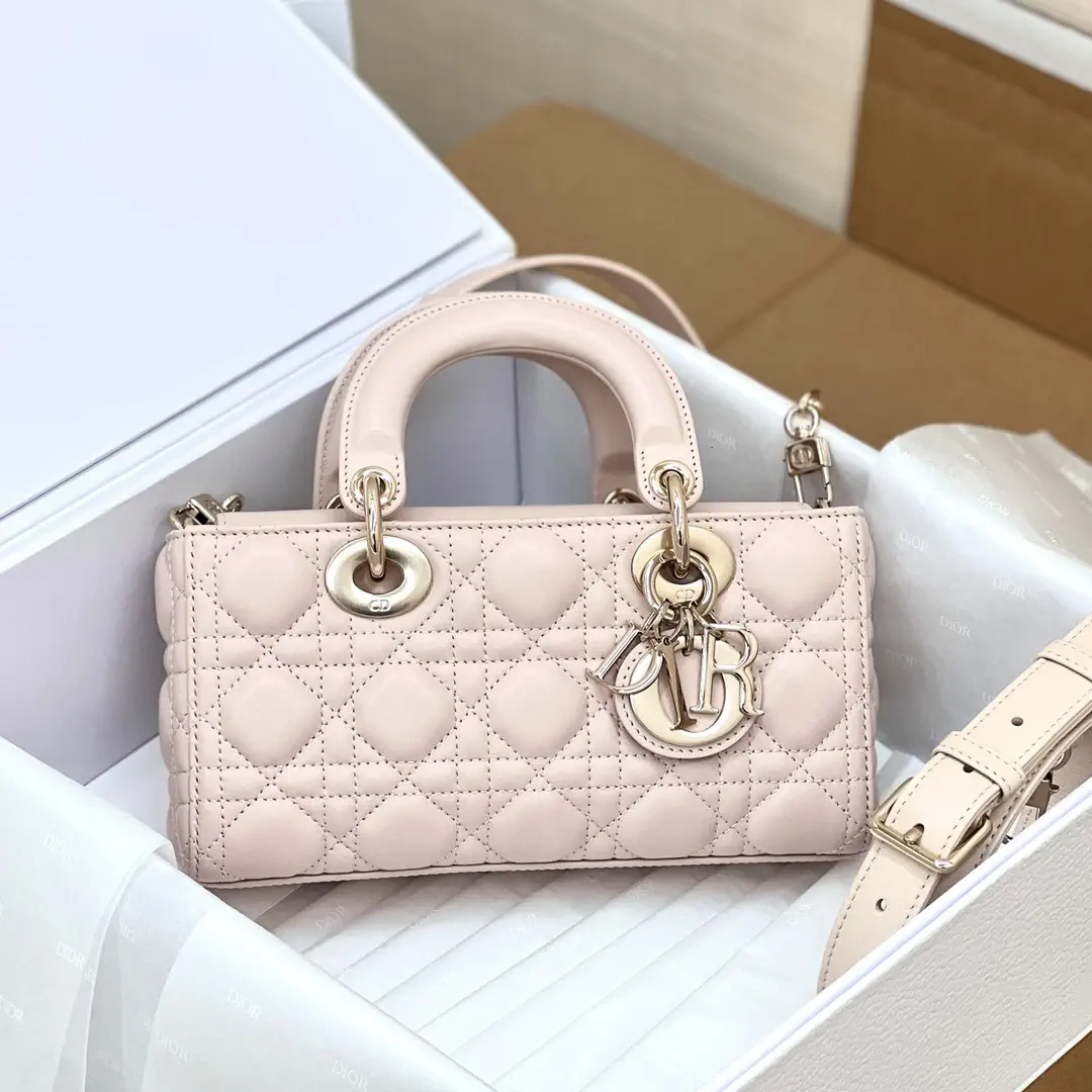 Dior Lady D-Joy Quilted Top Handle Bag image 1