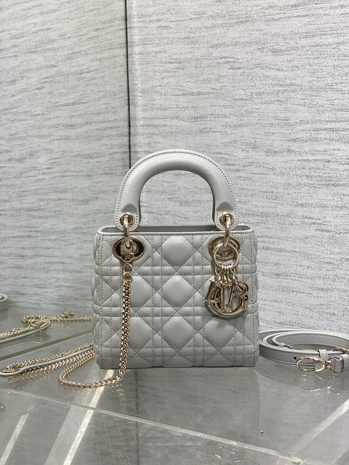 Dior Quilted Top Handle Bag image 1