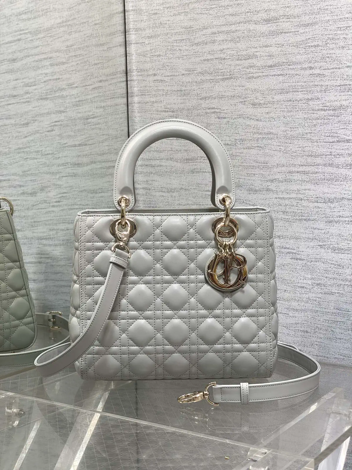 Dior Quilted Top Handle Bag image 1