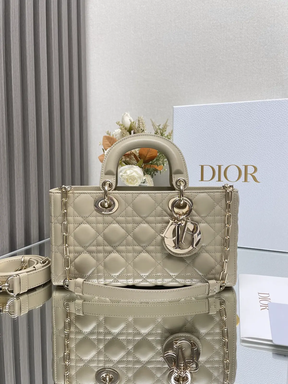 Dior Quilted Top Handle Bag image 1
