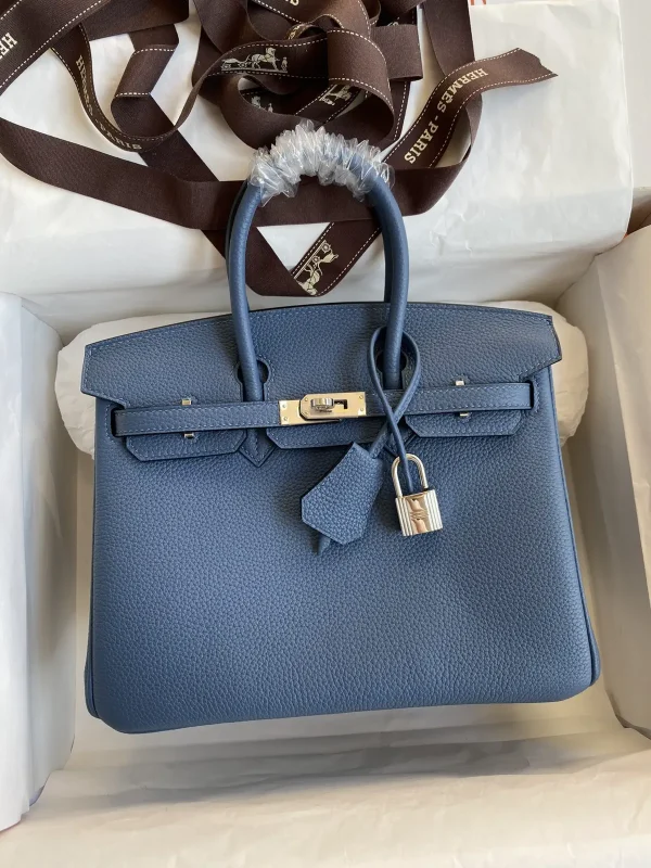 Hermès Blue Top Handle Bag image 1