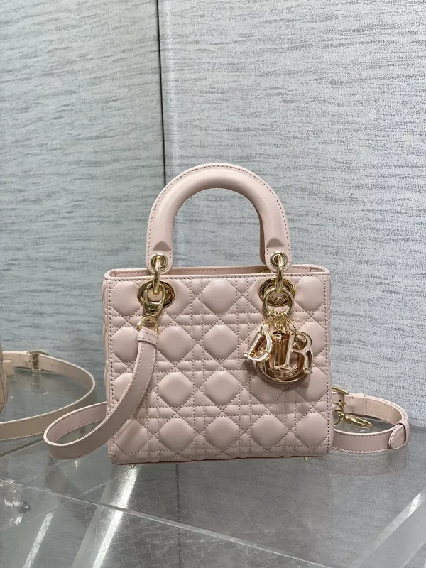 Dior Quilted Top Handle Bag with Detachable Shoulder Strap image 1