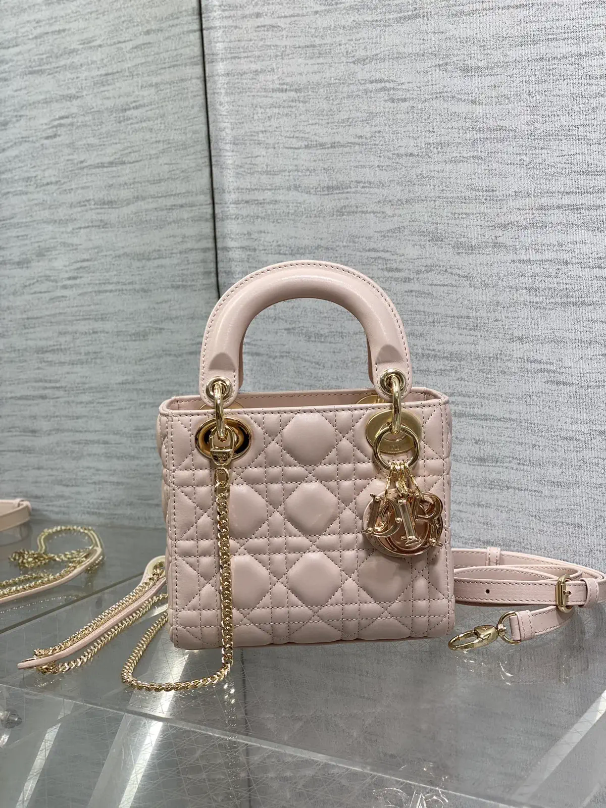 Dior Quilted Top Handle Bag image 1