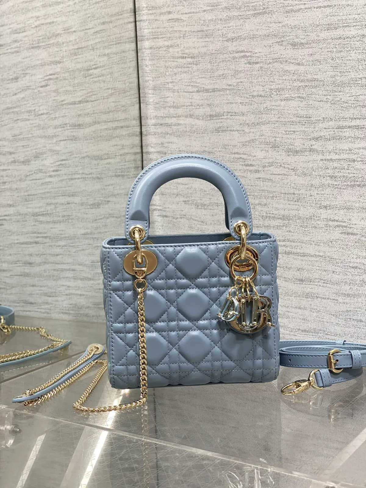 Dior Quilted Top Handle Bag image 1