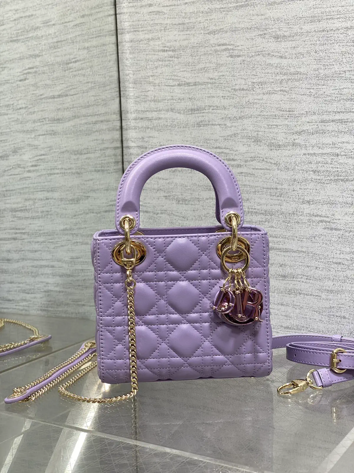 Dior Quilted Mini Top Handle Bag image 1