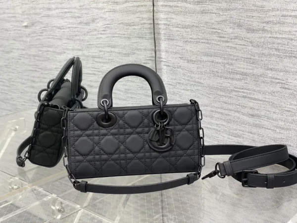 Dior Quilted Top Handle Bag with Detachable Straps image 1