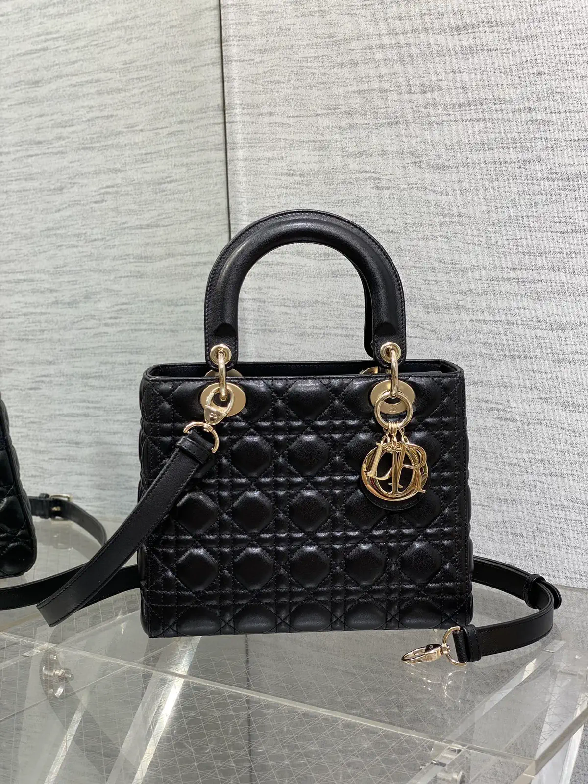 Dior Quilted Top Handle Bag image 1
