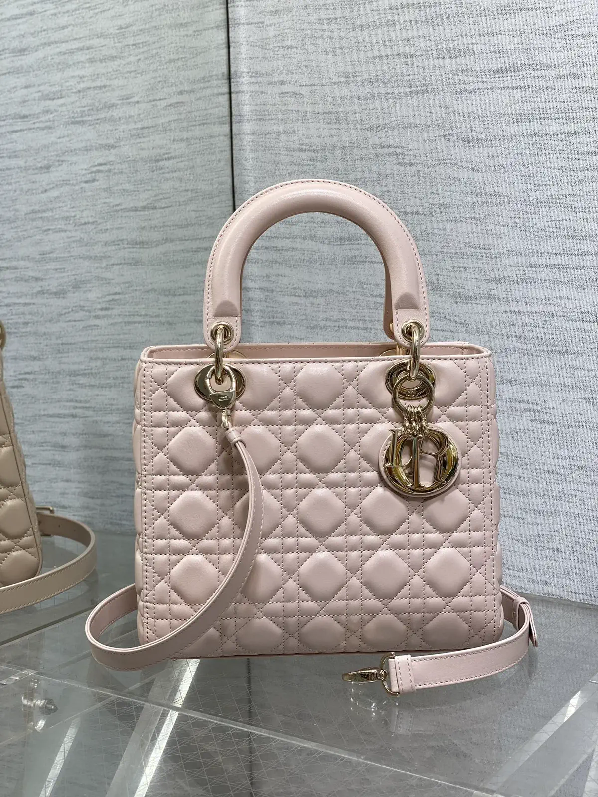 Dior Quilted Top Handle Bag image 1
