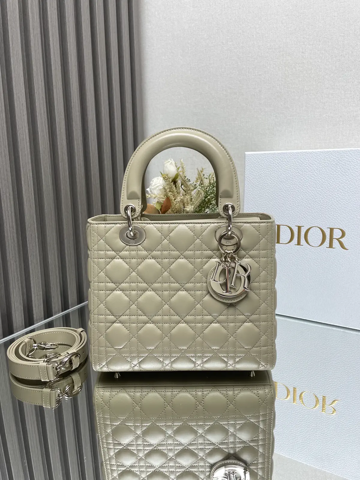 Dior Quilted Top Handle Bag image 1