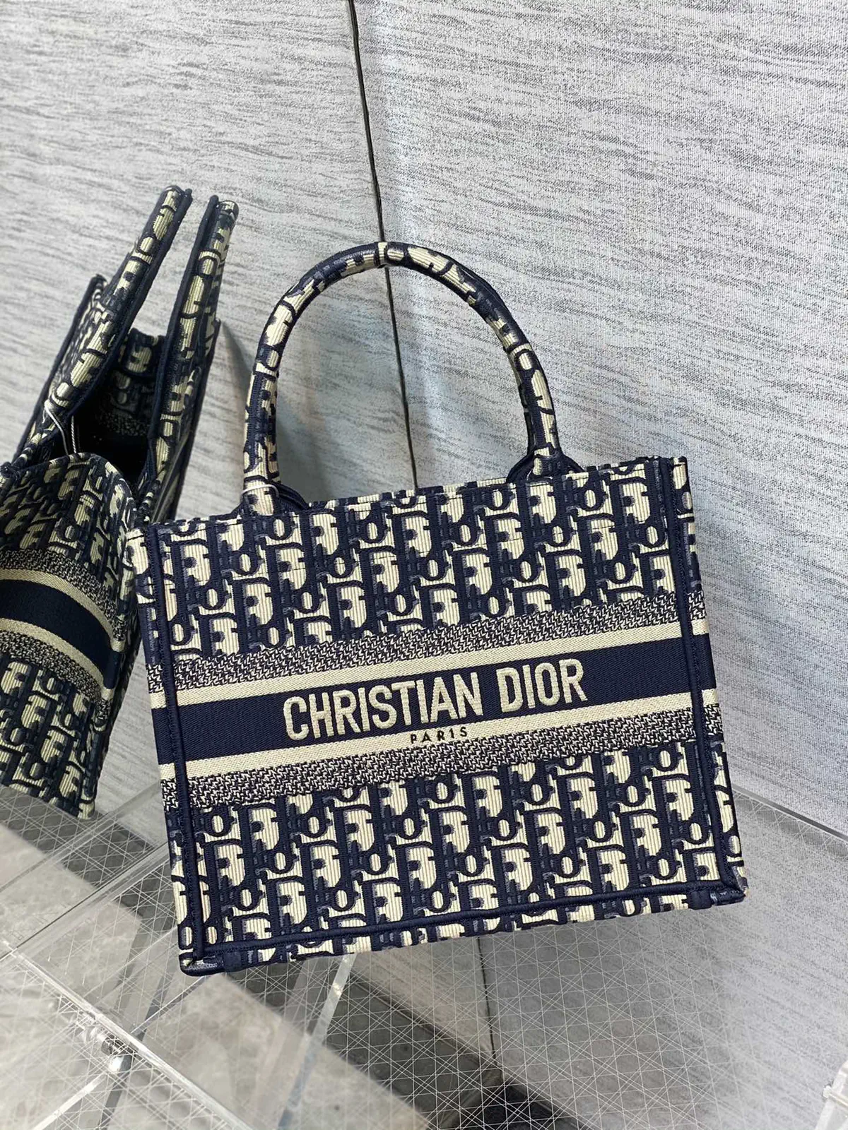 Dior Monogram Tote Bag image 1
