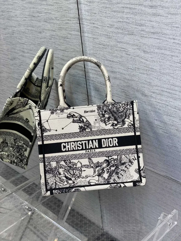 Dior Constellation Embroidered Tote Bag image 1