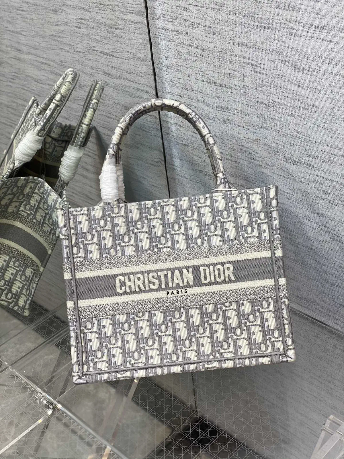 Dior Monogram Tote Bag image 1