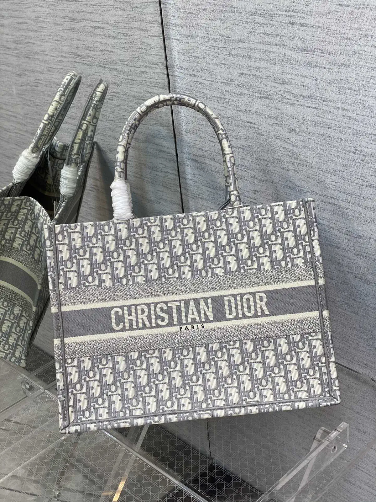 Dior Monogram Tote Bag image 1