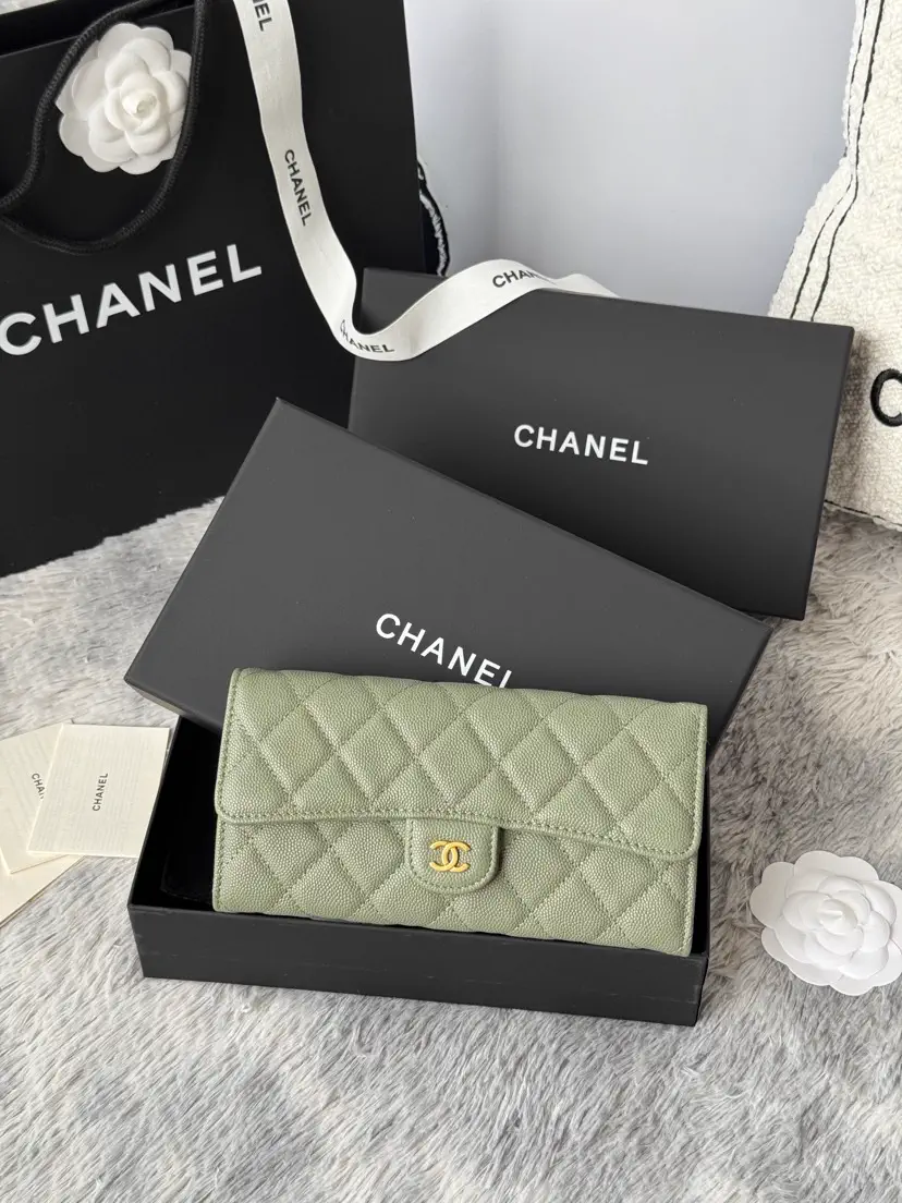 Chanel Quilted Long Wallet image 1