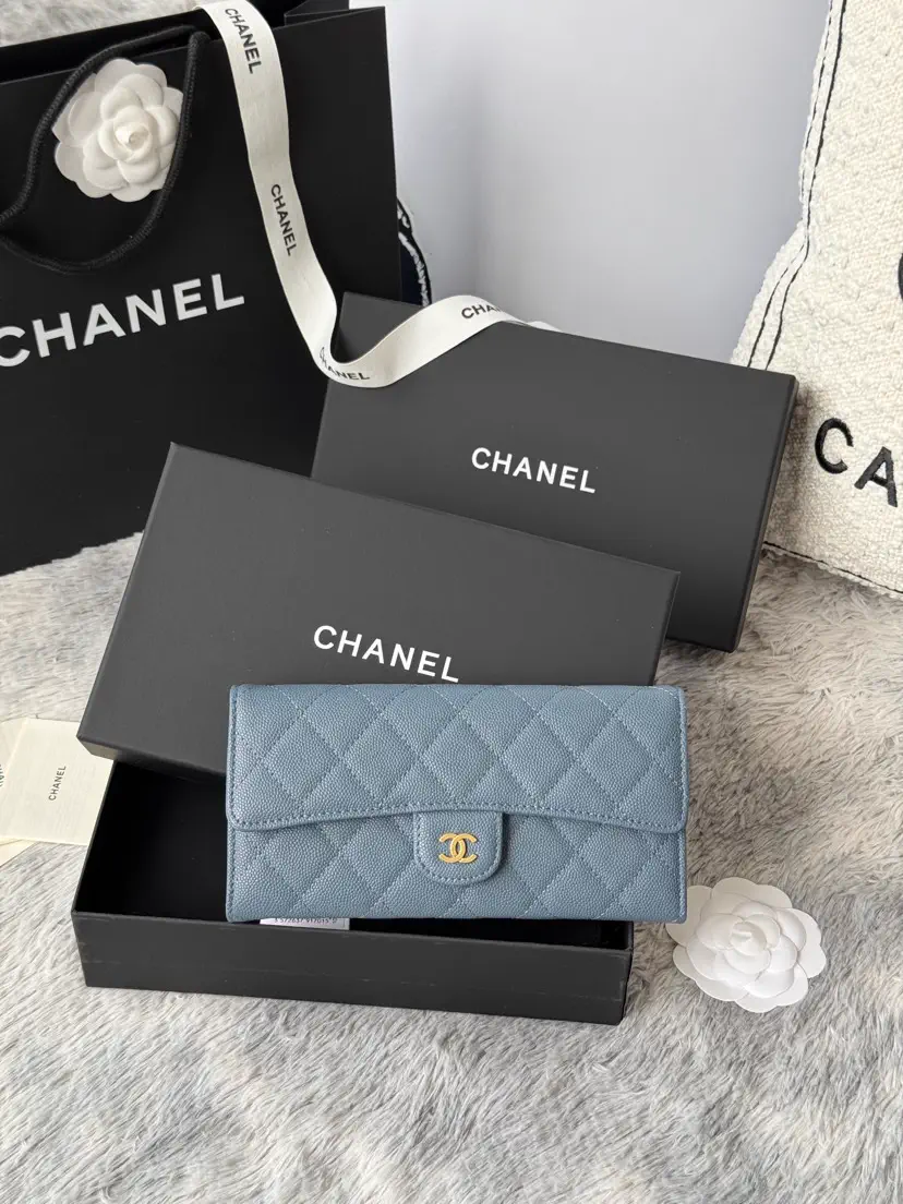 Chanel Quilted Long Wallet image 1