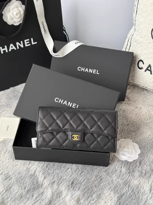 Chanel Quilted Long Wallet image 1