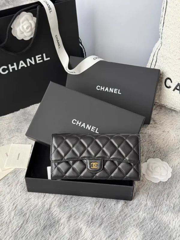 Chanel Quilted Long Wallet image 1