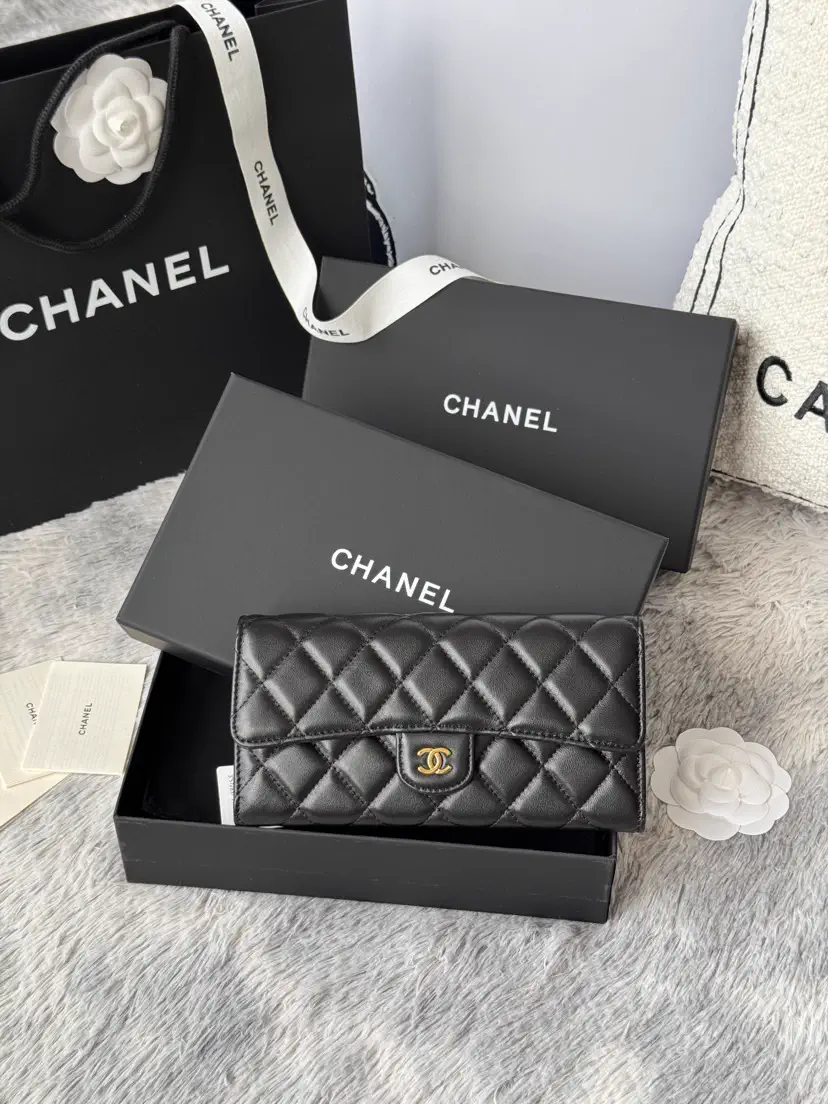 Chanel Quilted Long Wallet image 1