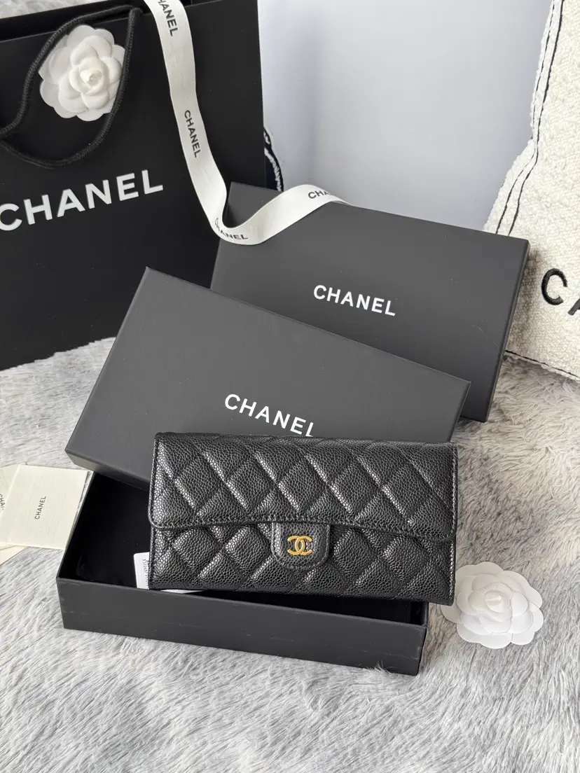 Chanel Quilted Long Wallet image 1