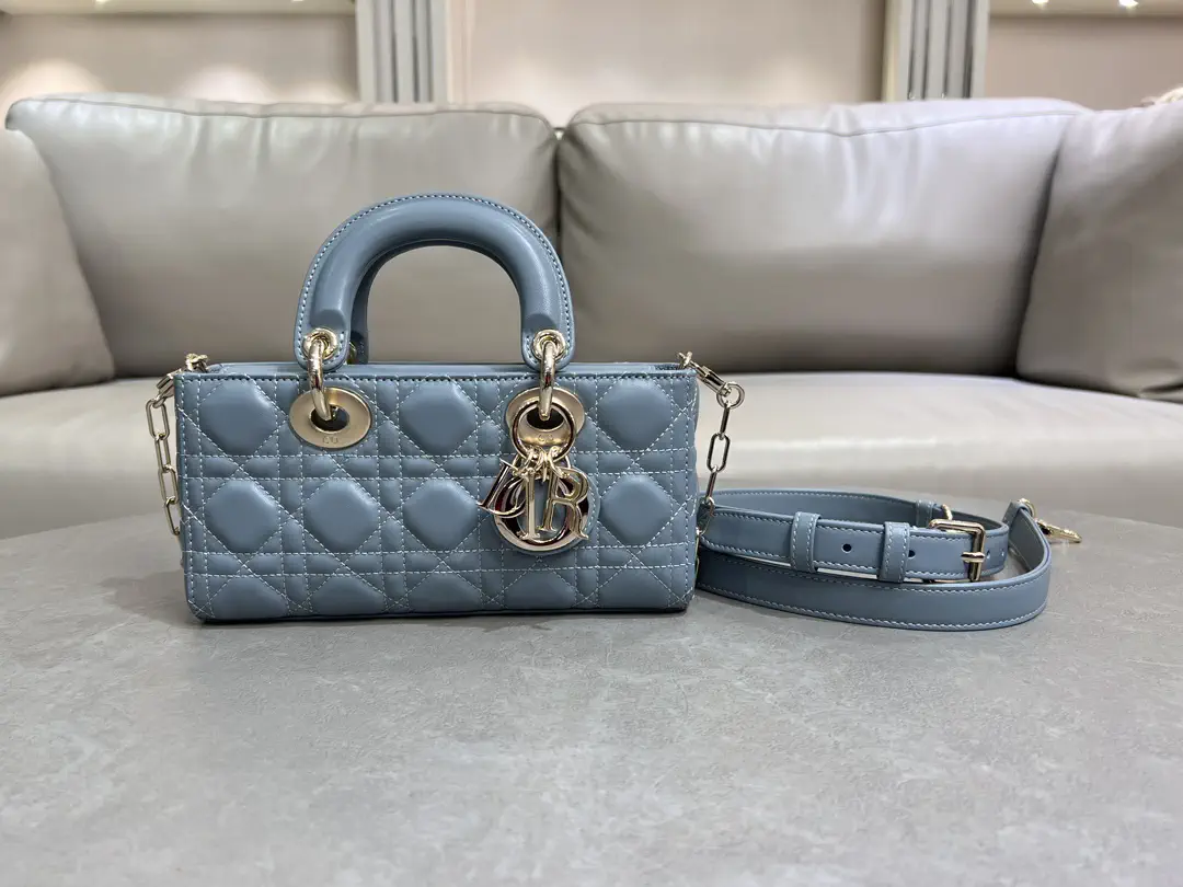 Dior Lady D-Joy Quilted Top Handle Bag image 1