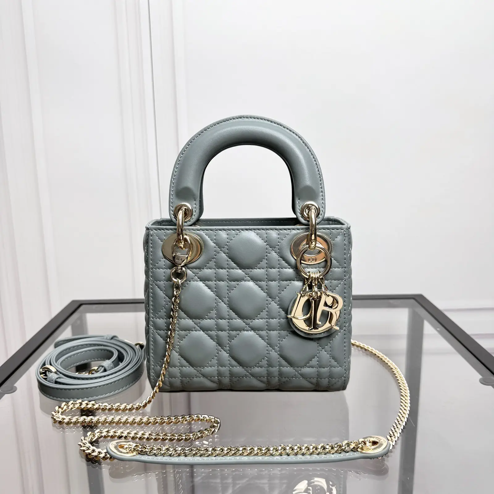 Dior Quilted Top Handle Bag image 1