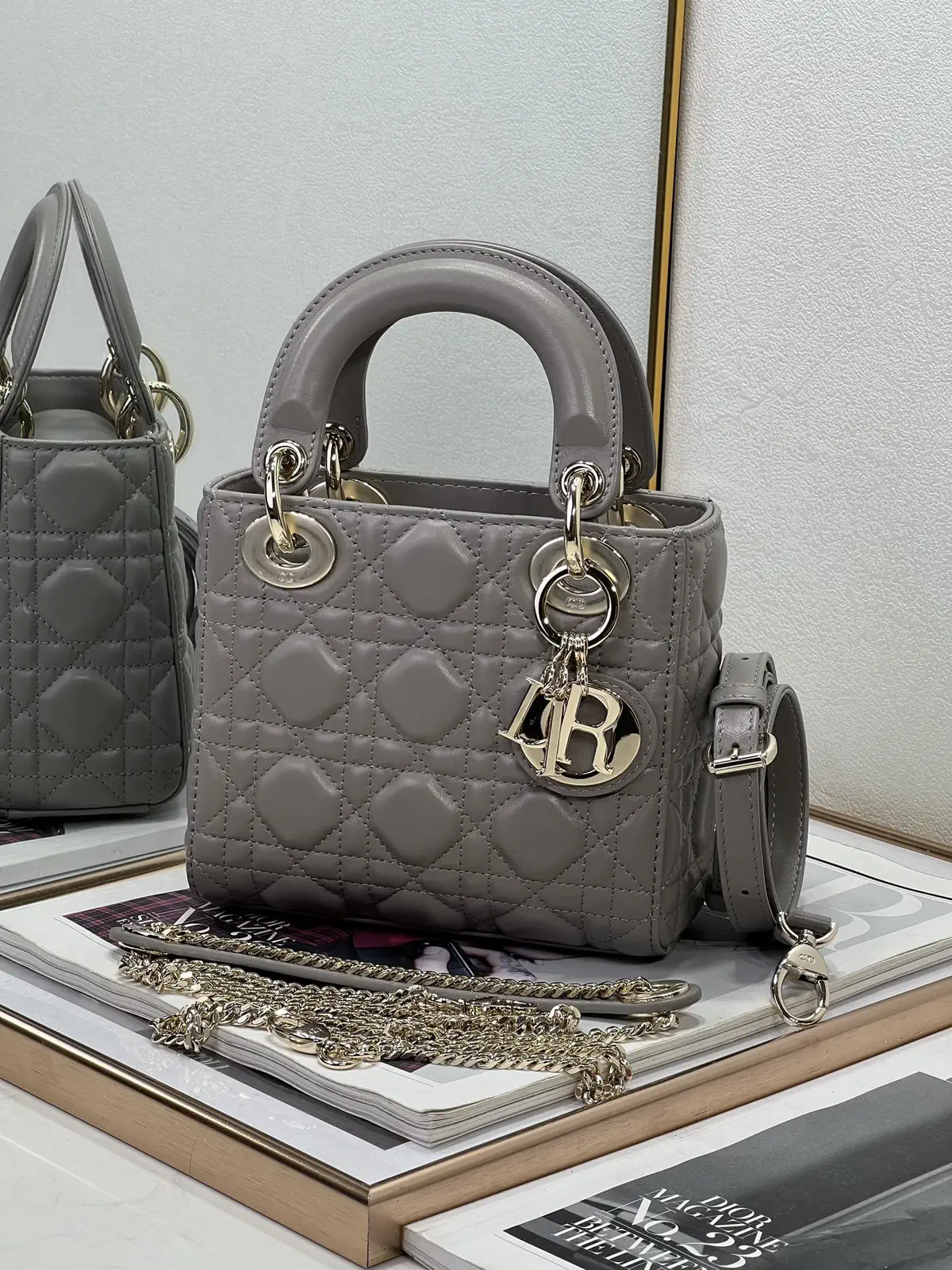 Dior Quilted Top Handle Bag image 1