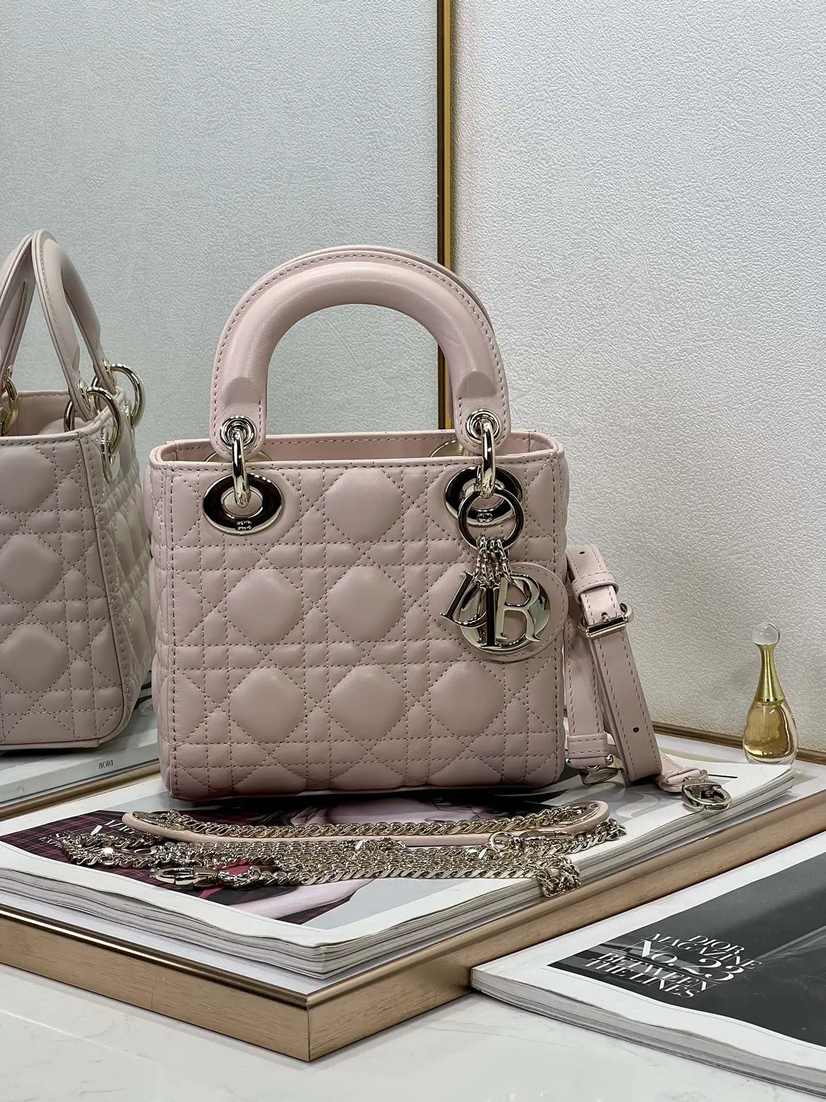 Dior Quilted Top Handle Bag image 1