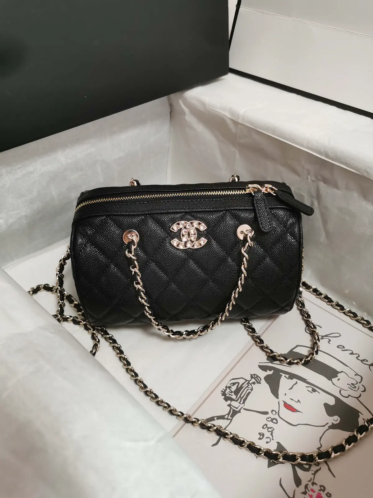 Chanel Quilted Chain Shoulder Bag image 1