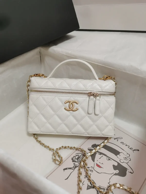 Chanel Quilted Top Handle Chain Bag image 1