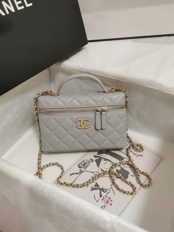 Chanel Quilted Top Handle Chain Bag image 1