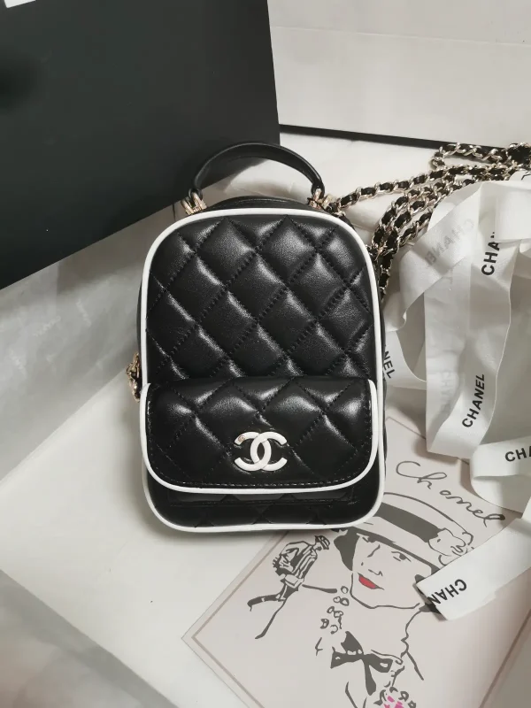 Chanel Quilted Mini Backpack image 1